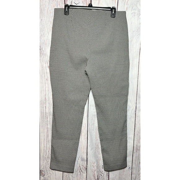 Chico's So Slimming Black/White Diamond Brigitte Slim Ankle Pant Size 2/34 - Picture 4 of 7